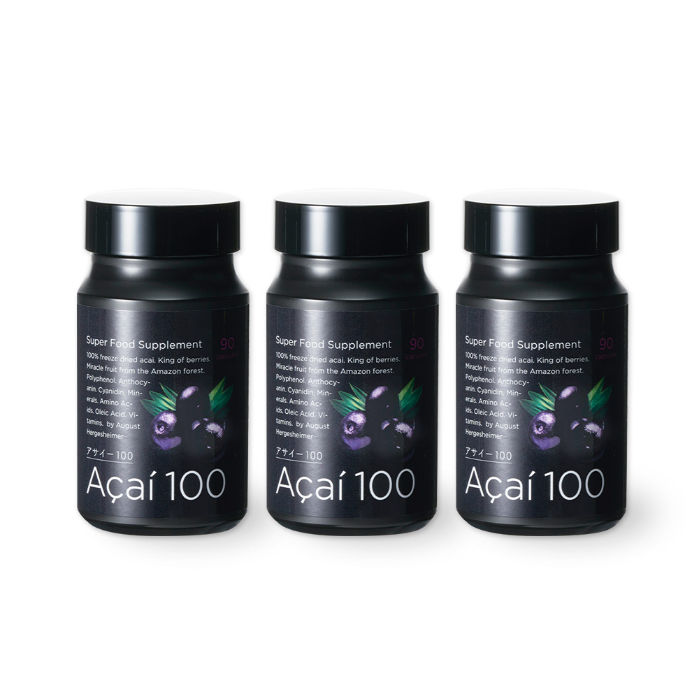 【定期】［３個セット］アサイー100